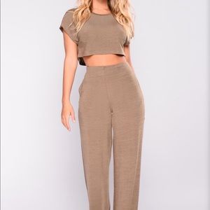 Netflix and chill set in olive. Still in package.